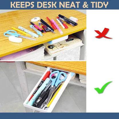 Easy To Install Under Desk Storage Drawer