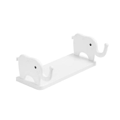 Elephant Shape Self  Floating Wall Shelf  (Pack of 2)